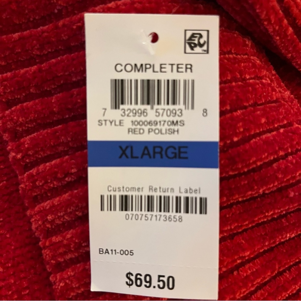 Vivid Red Open Cardigan - Picture 5 of 7